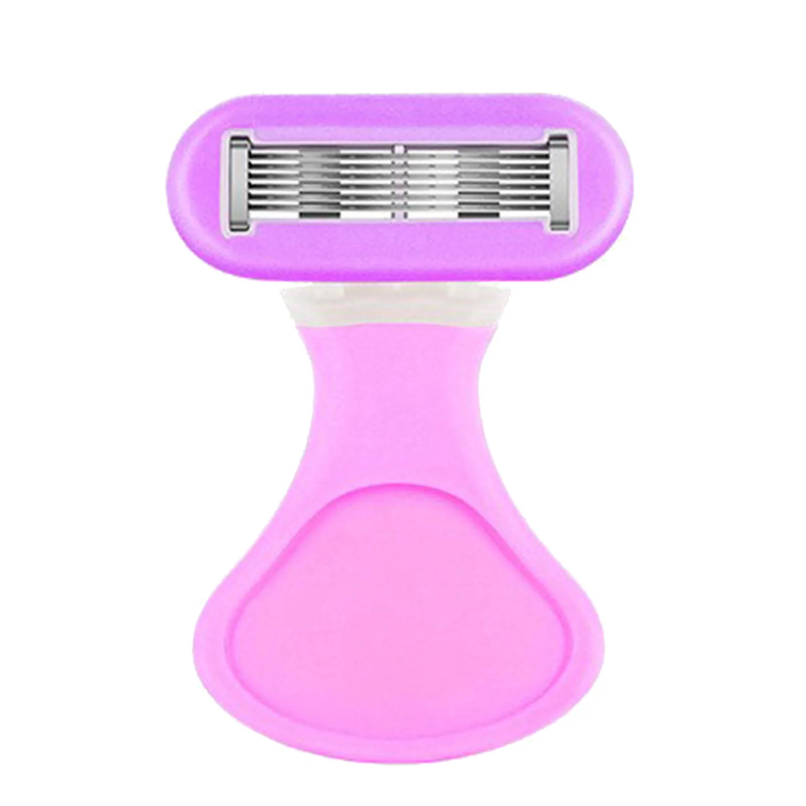 

Protable Women Manual Shaving Razor Safety Razor Blade Shaving Leg Arm Underarm Bikini Hair Removal 6-layer Blade With Case
