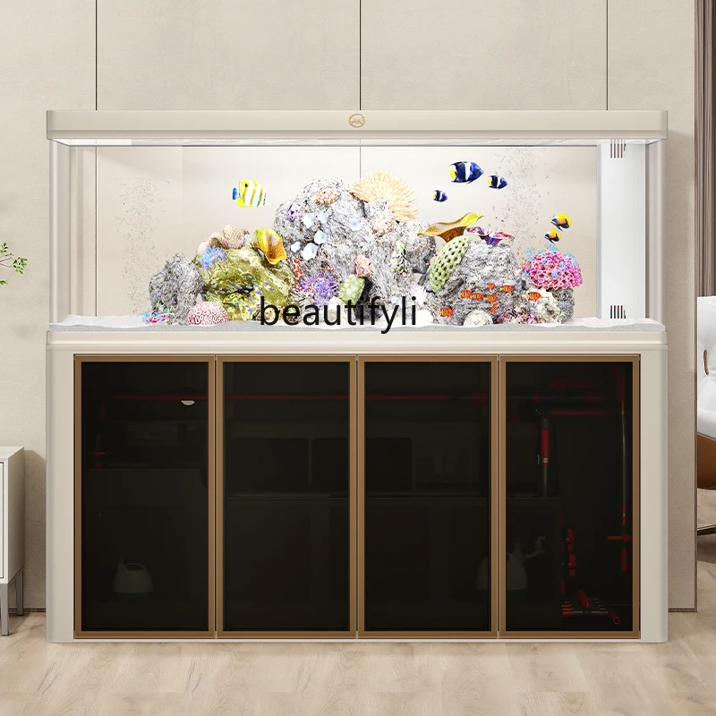 Дуговый аквариум для гостиной нижний фильтр горячий гибкий ультра-белый