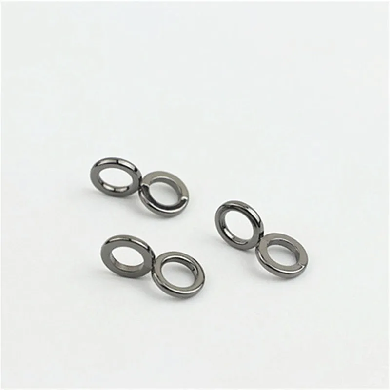 30pcs 8-shaped Gourd Buckle Round O Ring Connection Clasp DIY Bag Chain Hook Key O Rings Pendant Hang Buckles