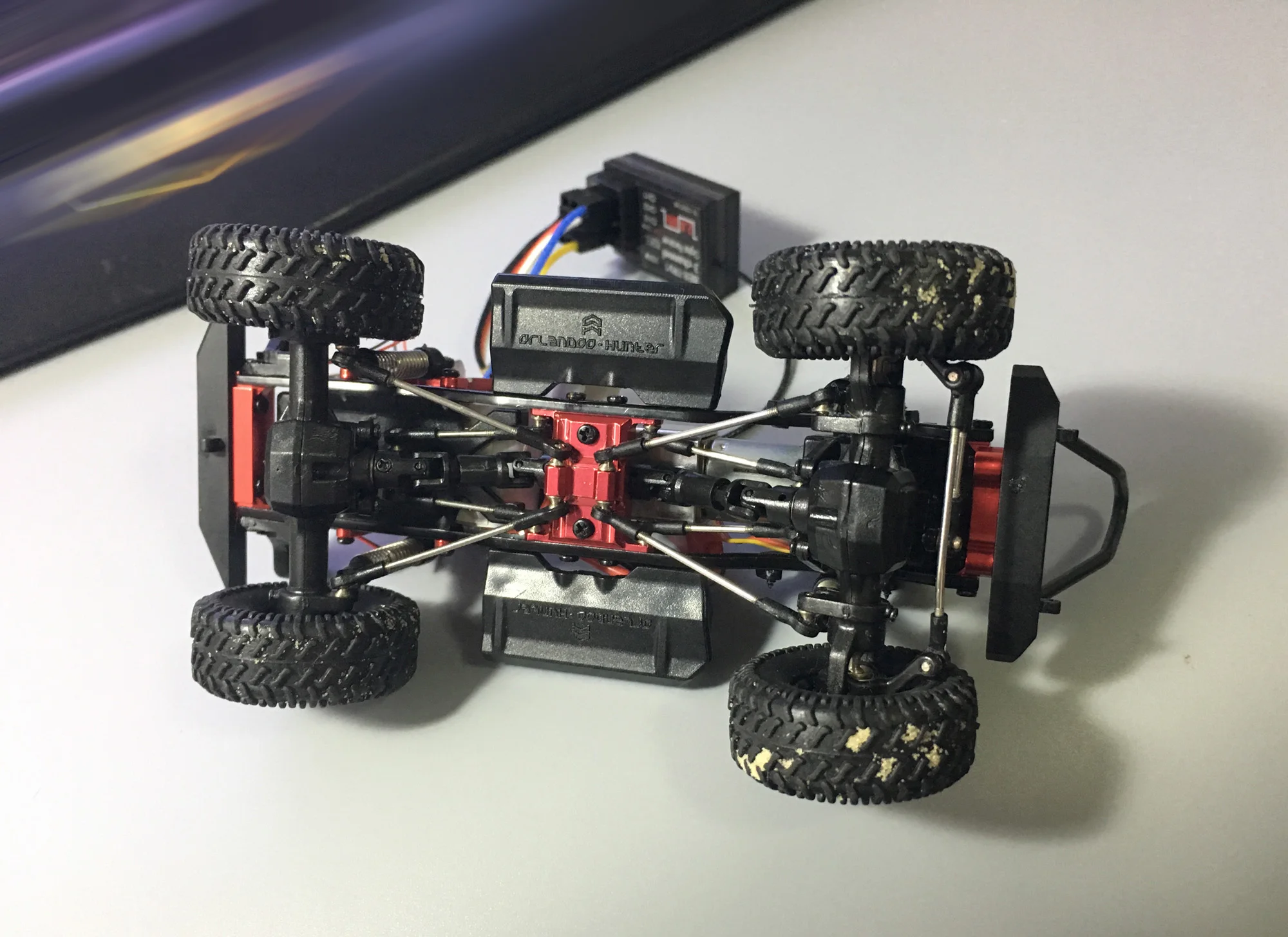 Модель Orlandoo Hunter 1:35 A01 A03 Передняя и задняя балка автомобиля фиксирующие детали