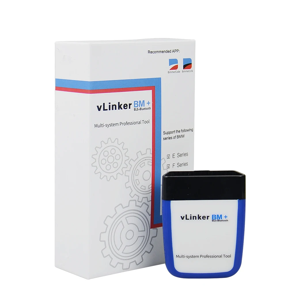 Newest Vgate vLinker BM+ ELM327 V2.2 For BMW Scanner Bluetooth 4.0 wifi OBD 2 OBD2 Car Diagnostic tool Free Shipping