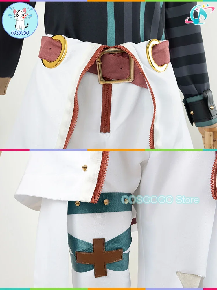 COSGOGO Game Project Sekai Shinonome Akito Косплей Костюм PJSK VBS Хэллоуин Akt Одежда Женщины Мужчины