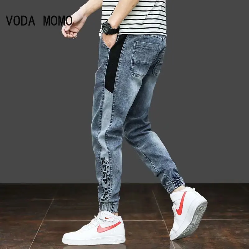 Men's Jeans Harem Denim High Quality Cargo Pants Jogger Goth Hip Hop Trousers Male  3XL  men jeans  men designer jeans