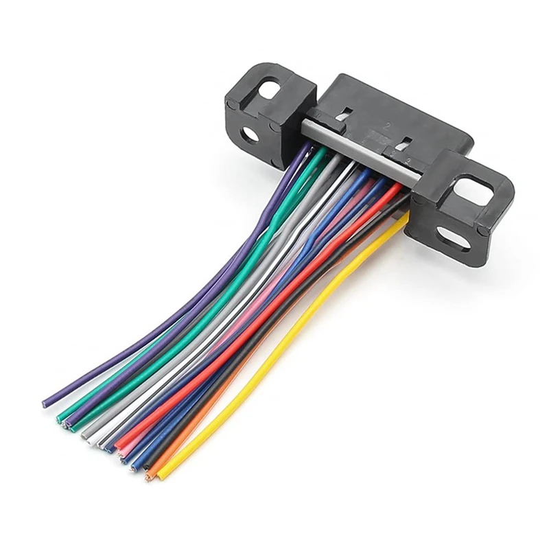 Полный 16-контактный J1962F OBD2 мама-папа DIY фиксированный разъем адаптера жгута