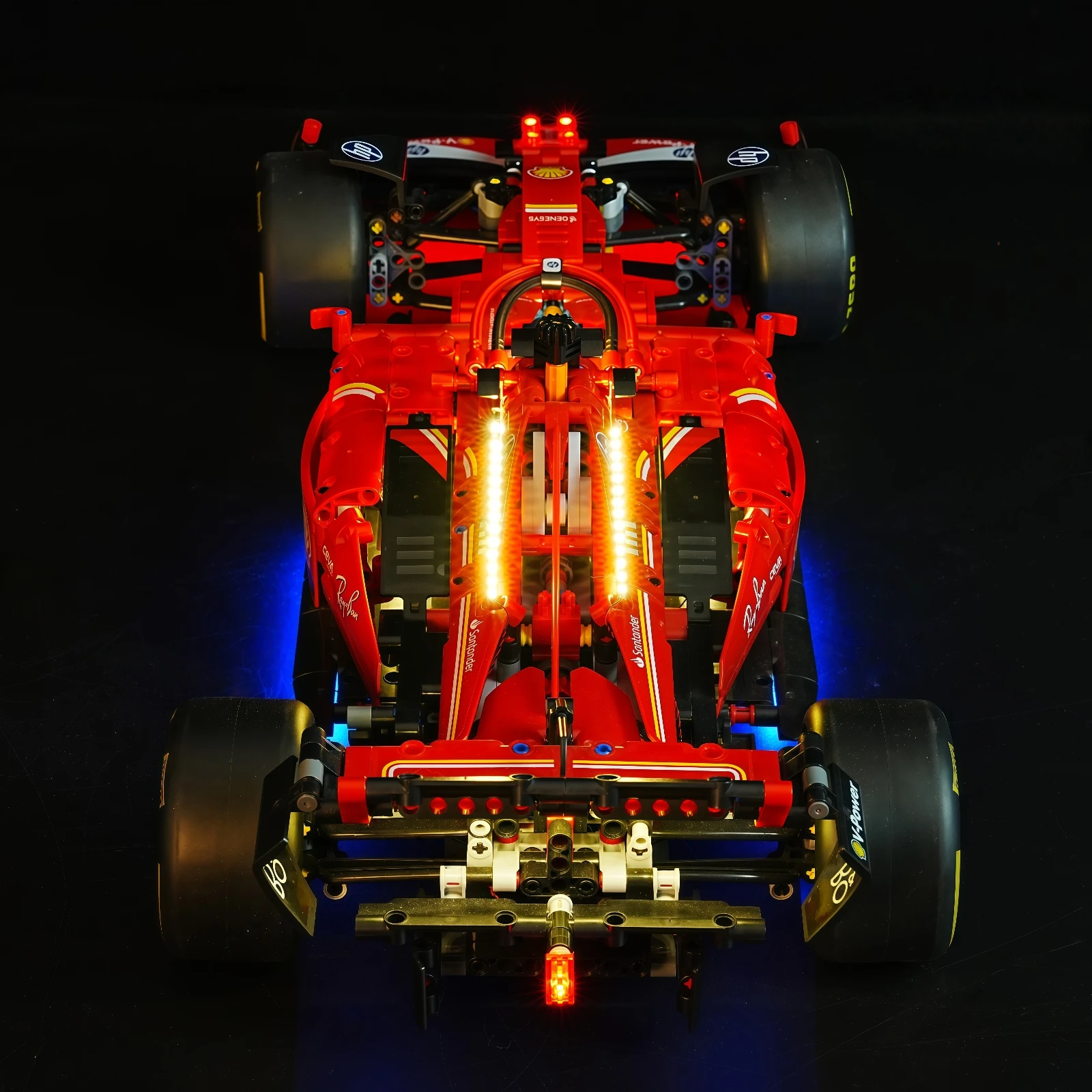 Фото Набор светодиодных фонарей MAXCXT для LEGO 42207 Ferra-ri SF-24 F1, декоративная лампа для гонок «сделай сам», не входит строительные блоки Lego №4