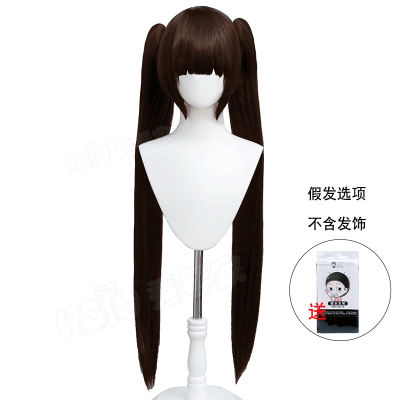 Парик NIKKE богиня победы для ролевых игр шёлковый парик двойной конский хвост Неро