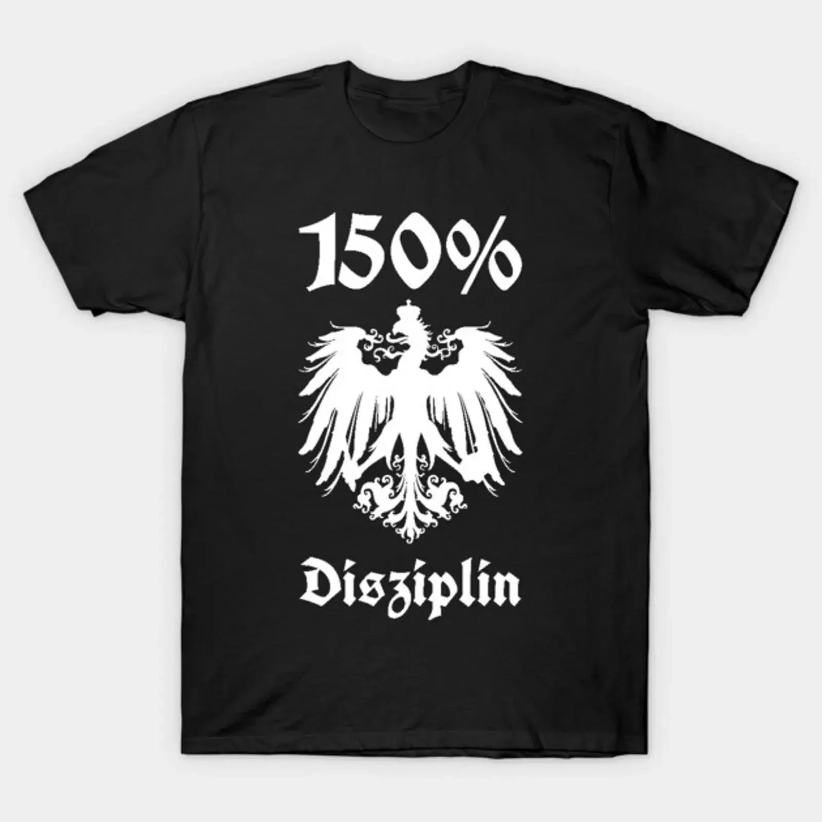 Фото Винтажная футболка Prussia Germany 150 Discipline с изображением орла, дизайнерская одежда, дышащая, для повседневной носки №1