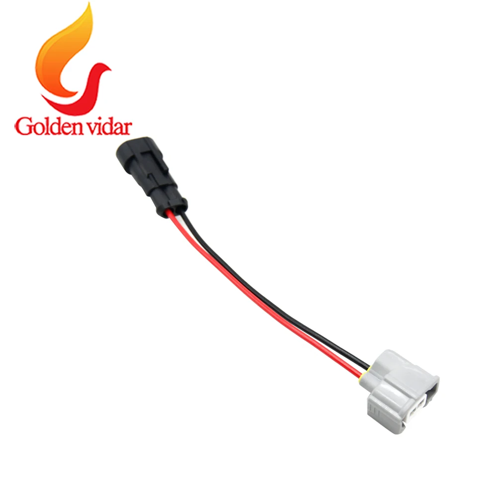 100 шт/лот автозапчасти дизельный двигатель впрыска штепсельная вилка DEN-005 для denso