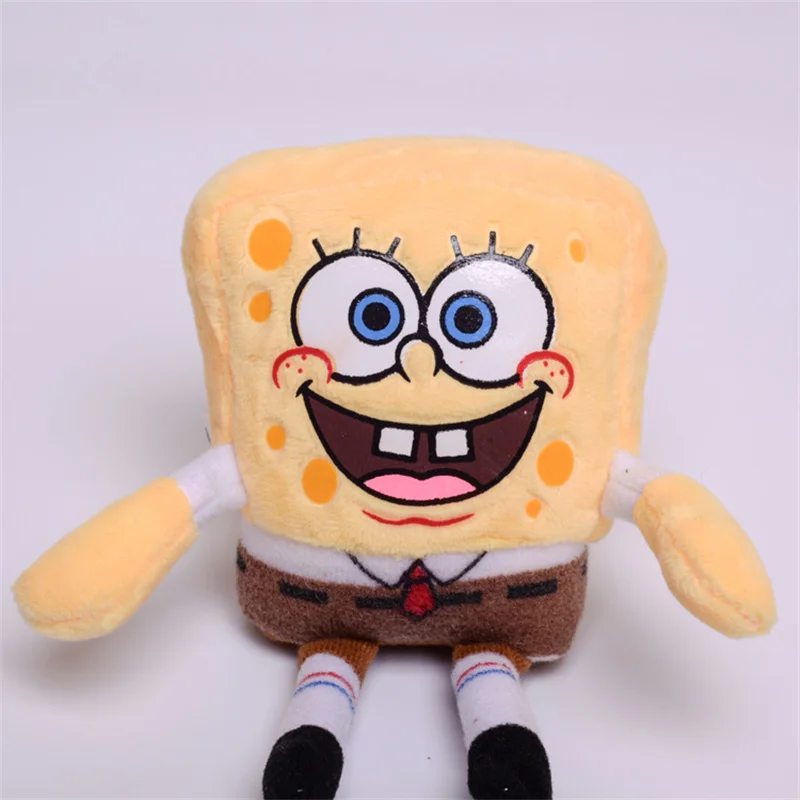 

Spongebob Cute Plush Doll Backpack Pendant Kawaii Plushie Soft Stuffed Toy Key Chain Adorkable Peripheral Kid Christmas Gifts