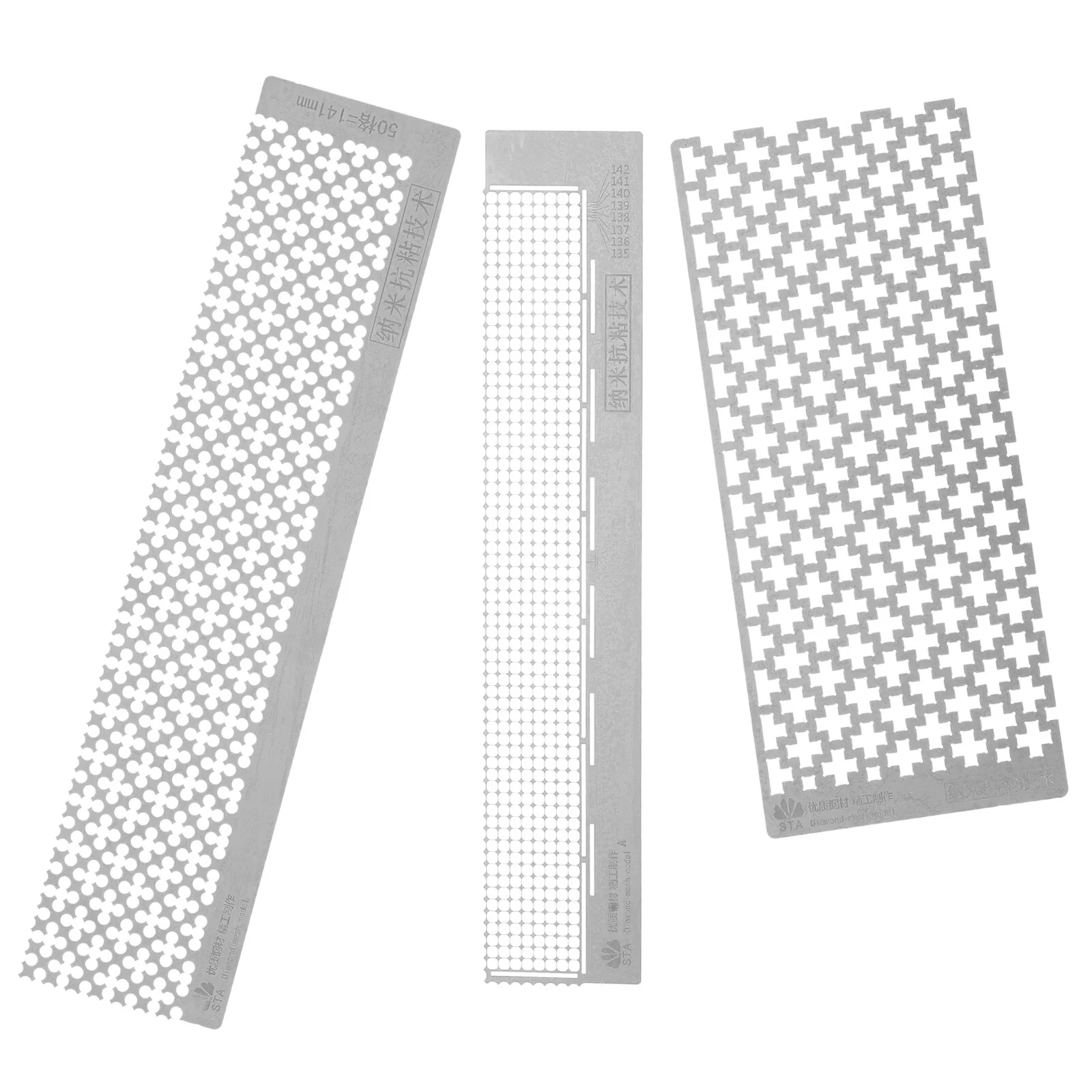 

Mold Cross Stitch Kit Diamond Drawing Mesh Ruler Tool Pp Repair Tools Stainless Steel Rulers Embroidery