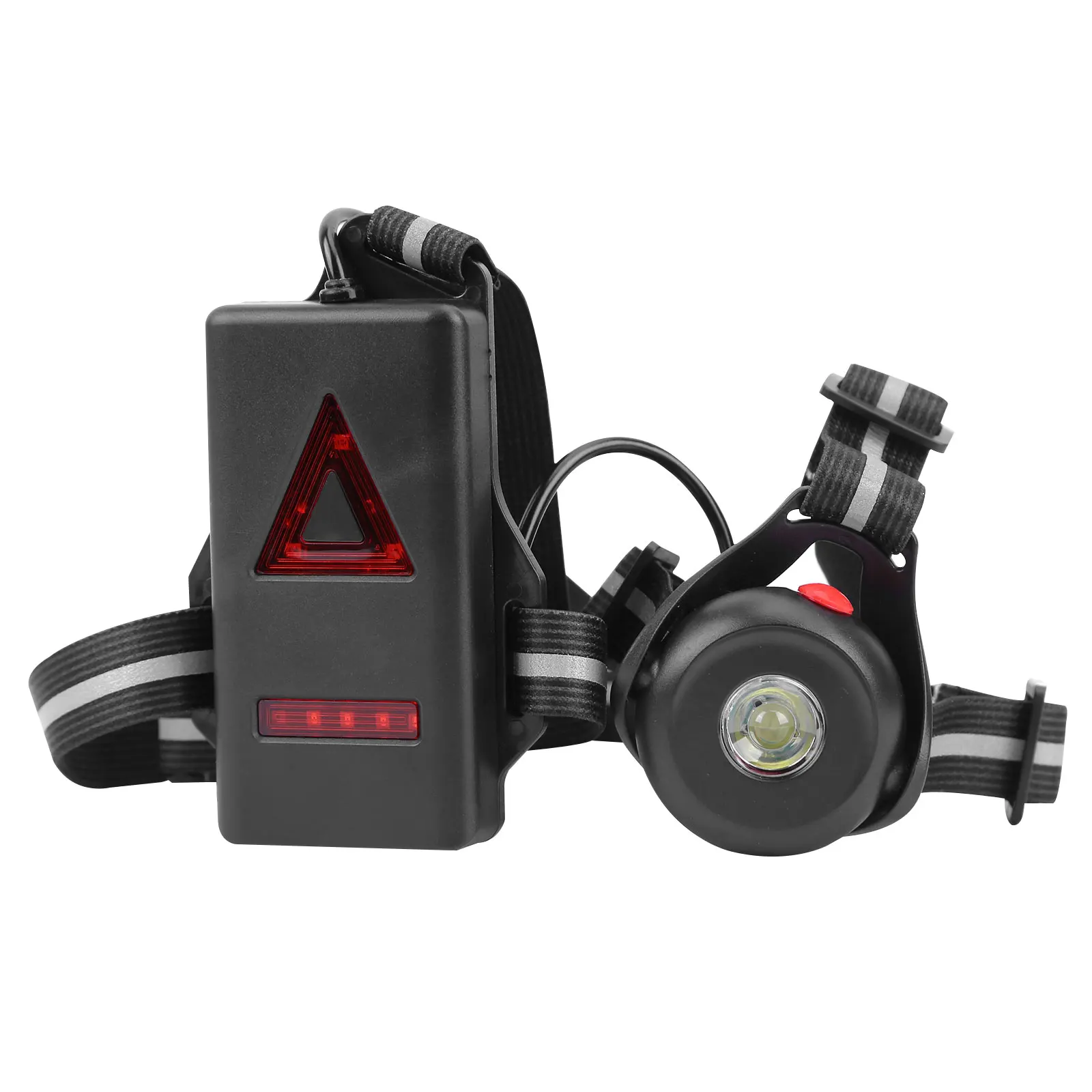 

Night Running Lights USB Rechargeable 90 Degree Adjustable LED Chest Light 250 Lumens Waterproof Running Vest Gear