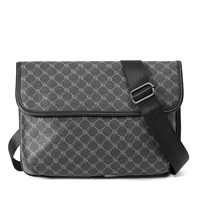 fashion men high quality pu leather briefcase shoulder bag casual tote crossbody bag men luxury brand messenger bag