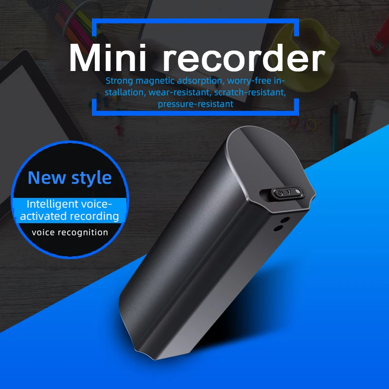 

Mini Voice Recorder Professional High Quality Digital Noise Reduction Timestamp Secret Recording Device Mp3 Player for Meeting