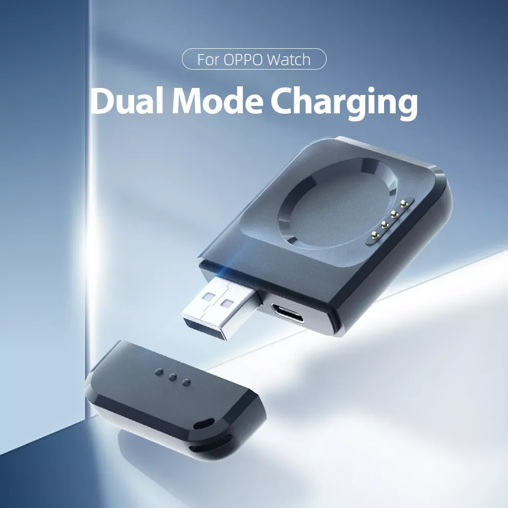 

USB Charger For OPPO Watch 2 Smart Watches 42mm 46mm Fast Charging Pad For Laptop PC Wireless Dock Station Charger Accessories