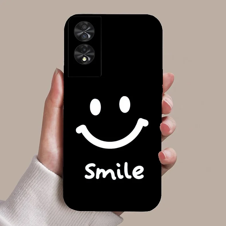 TCL 40 NXTpaper 4G фотообои с розовым мультяшным рисунком новый дизайн мягкая обложка