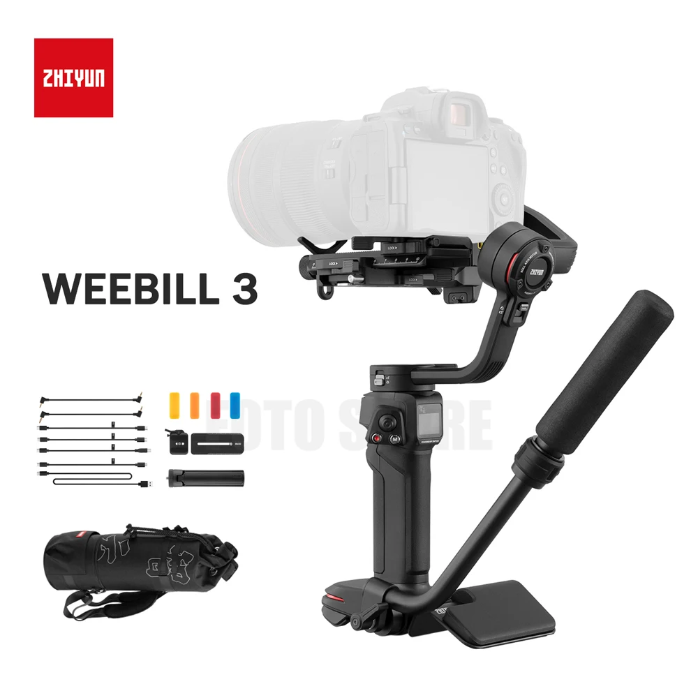 Стабилизатор ZHIYUN WEEBILL 3 с встроенным микрофоном и подсветкой для Canon Sony Panasonic Ni