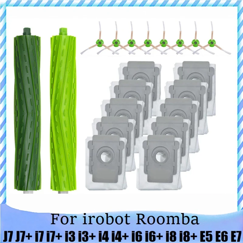 

20 шт., основная боковая щетка для Irobot Roomba J7 J7 + I7 I7 + I3 + I4 I4 + I6 I6 + I8 I8 + E5 E6 E7, аксессуары для вакуумного аппарата