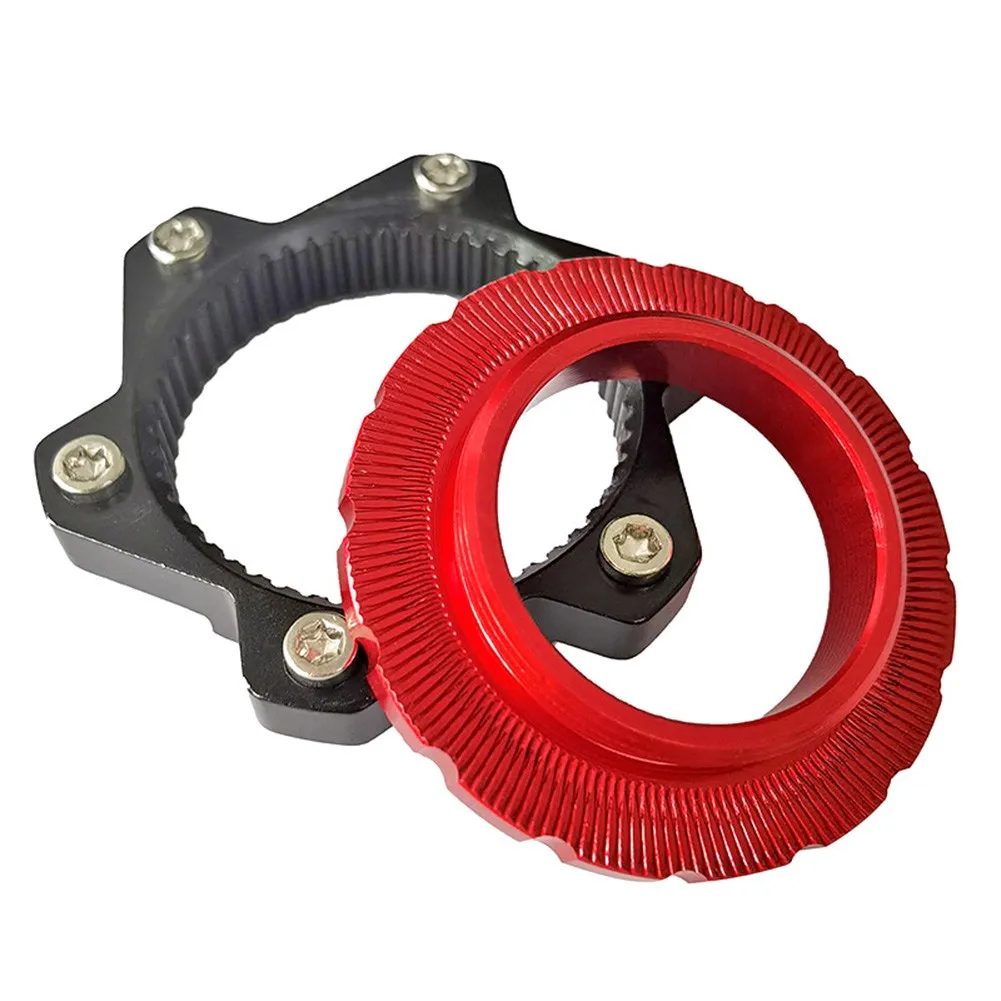 

Aluminum Alloy Bicycle Centerlock 6-hole Adapter Center Lock Conversion Fix 6 Hole Bike Brake Disc Accessories