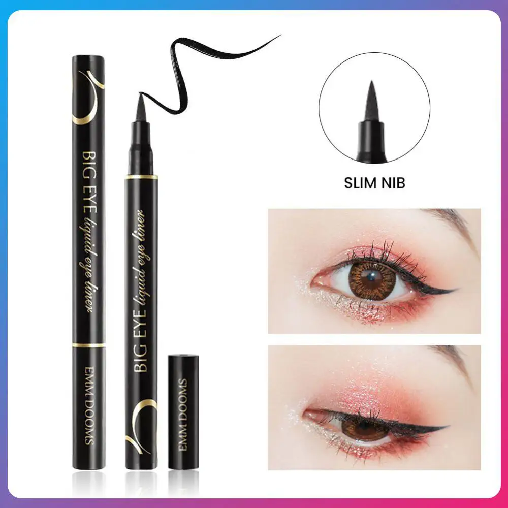 

Black Eyeliner Liquid Pen Waterproof Long Lasting Quick Drying Smooth Eye Liner Pencil Sweatproof Makeup Beauty Tools Maquillaje