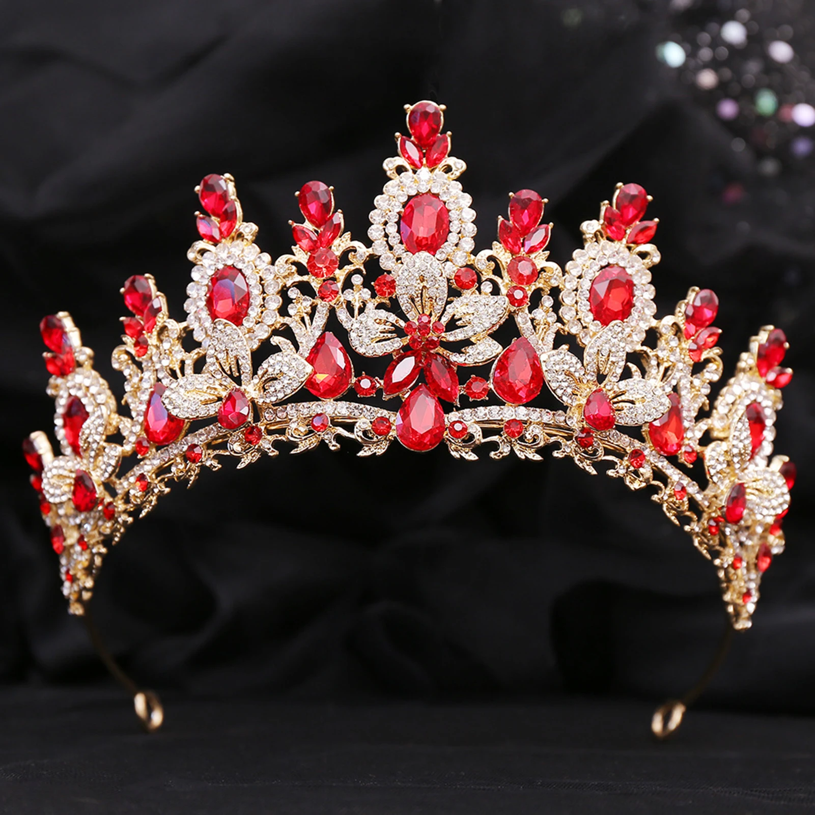 

Wedding Crown and Tiara Wedding Hair Accessories For Women Crown For Bridal Crystal Rhinestone Diadema Bride Tiaras Gift