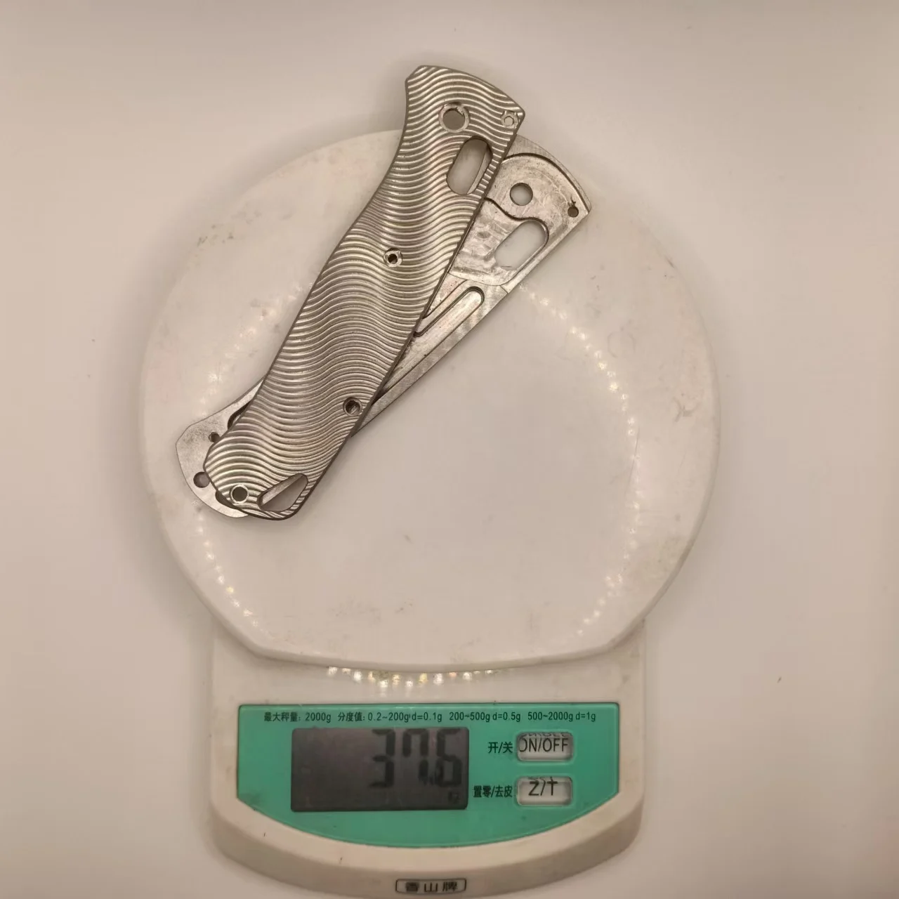 1 пара весов с ручкой из титанового сплава на заказ для Benchmade Bugout 535 модификация