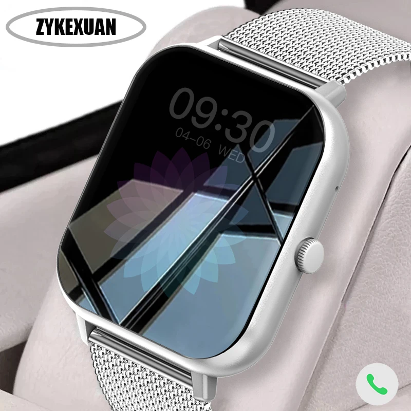 

New Bluetooth Call Smartwatch Men Heart Rate Sport Voice Assistant Smart Watch 240*284 HD Screen Men Women SmartWatch For Xiaomi