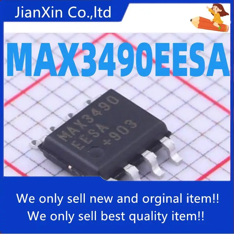 

10 шт. 100% оригинальные новые трансиверы MAX3490 MAX3490EESA MAX3490ECSA SOP-8