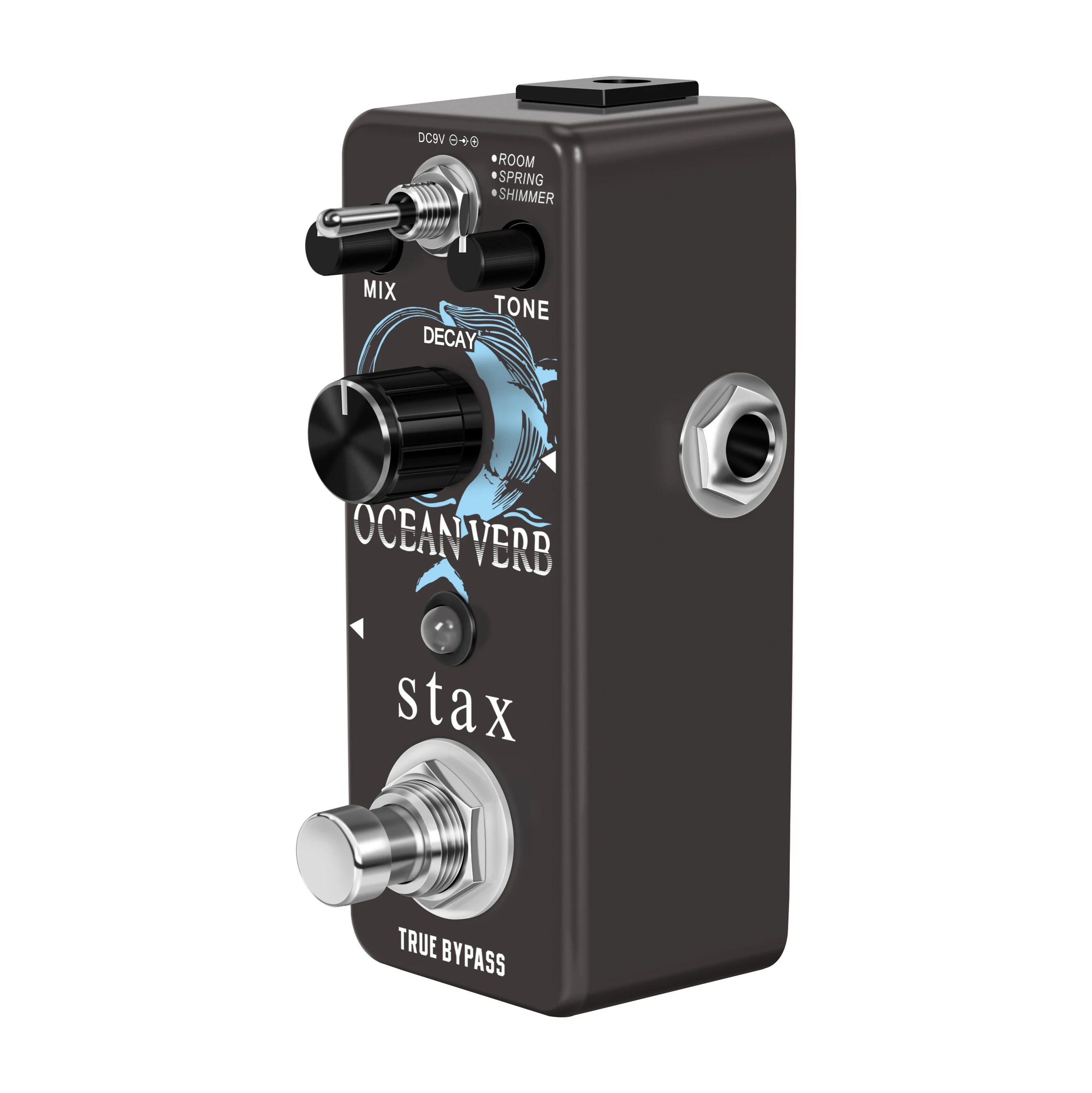 Stax Guitar Reverb Effect Pedal Digital Pedals Ocean Verb Pedal Room Spring Shimmer 3 Modes With True Bypass  LEF-3800 enlarge