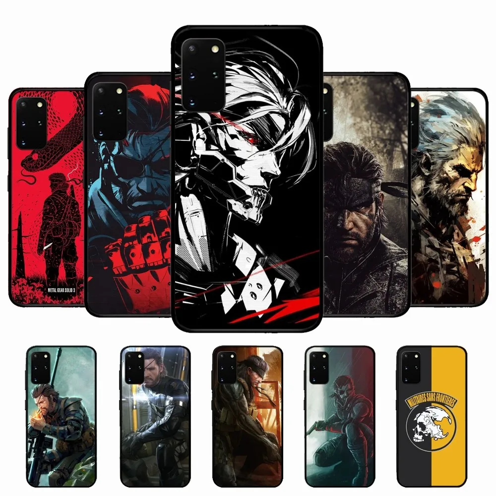 Чехол для телефона M-Metal Gear S-Solid Game силиконовый чехол из ПК + ТПУ Samsung S10 20 30 22 23 24 Plus