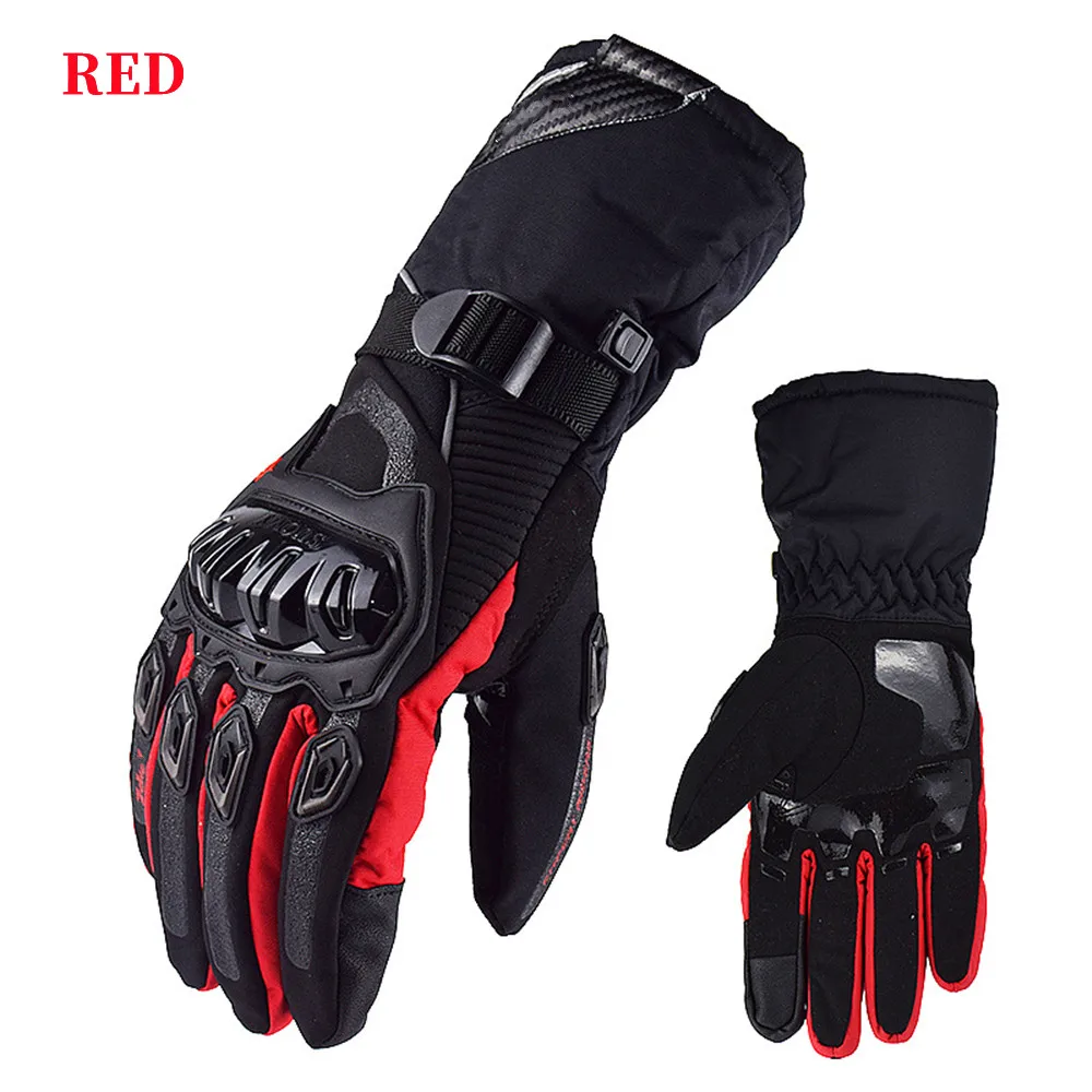 

2pcs Motorcycle Gloves Waterproof Winter Warm For Guantes Moto Luvas Touch Screen Motosiklet Eldiveni Protective