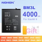 Аккумулятор NOHON для Xiaomi 9 8 10 5X 6X cc9 Redmi Note 8 Pro 2 K30 K20 BM3L BM47 BN41 BN43 BM4H BM4Q BM4P