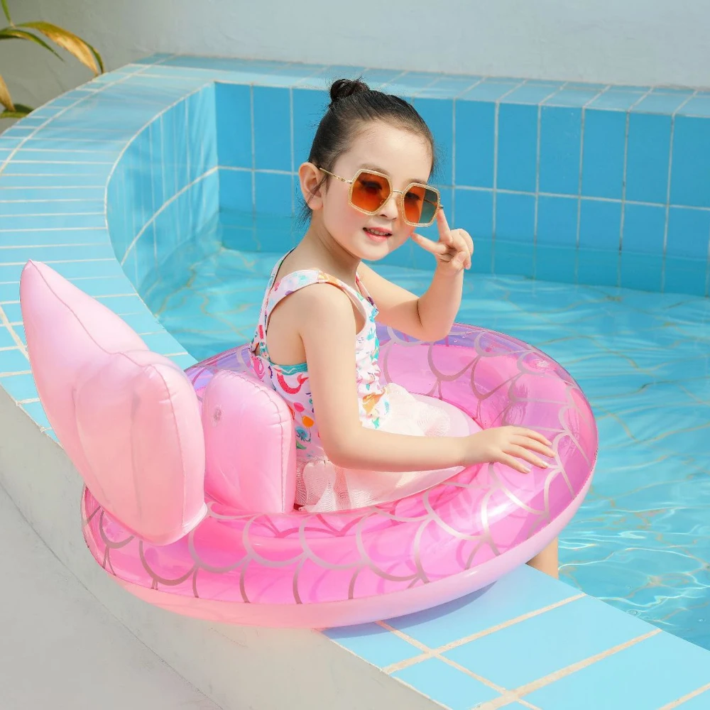 Детское кольцо для плавания в виде русалки Детская модель Детские утолщенные