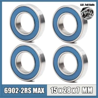6902 2rsv max bearing 15287 mm 4pcs abec 5 full balls bicycle pivot repair parts 6902 2rs rsv ball bearings 6902 2rs 6902llu