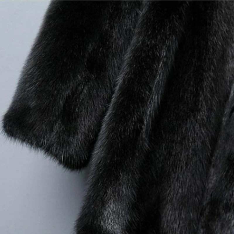 New Soft Fur Women'S Short Section Imitation Fur Outwears Black White Winter Autumn Warm Fake Fur Jackets Casual Coats
