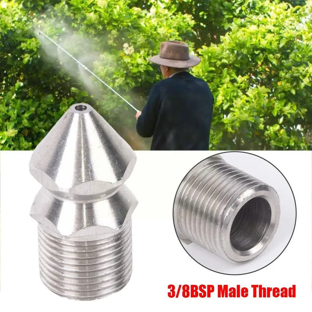 

Stainless Steel Water Gun Spray Nozzle Pressure Car Watering Spraying Nozzle Wash Garden Tools Irrigation Hose Clean Sprink C7d5