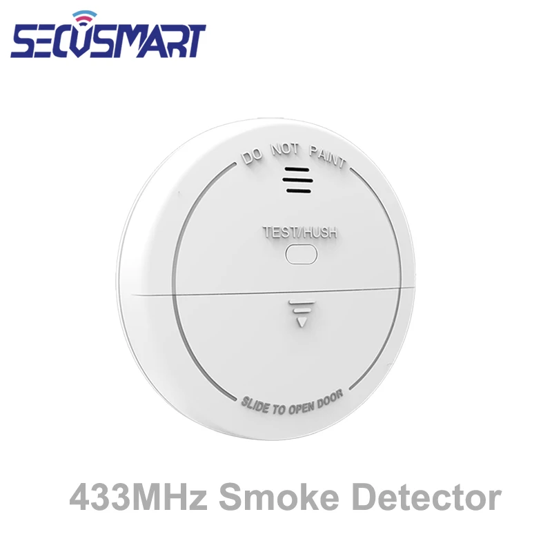

433MHz Smoke Detector Kitchen Wireless Fire Sensor Home Firefighter Safety Equipment Alarm Compatible Security Alarm System