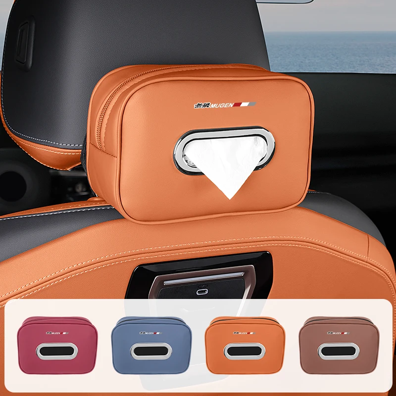 Коробка для салфеток на спинку сиденья автомобиля квадратная сумка хранения Honda