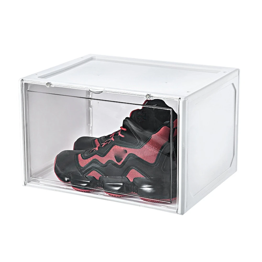 Shoe Box Collection Display Shoe Cabinet White