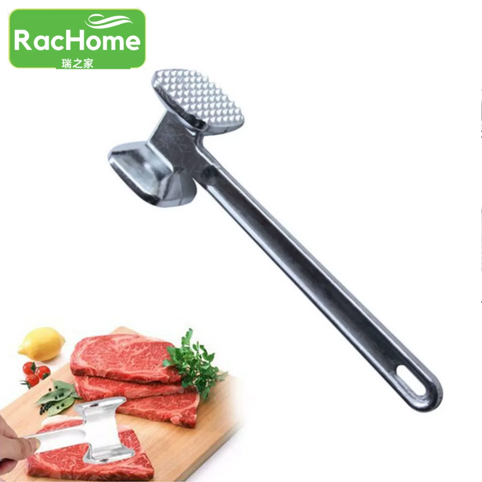 

Multifunction Meat Hammer 1pc Kitchen Gadgets Loose Tenderizers Portable Steak Pork Tool Aluminum Alloy Meat Tenderizing Machine