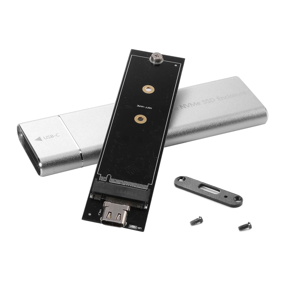 Чехол для M2 SSD NVMe 10 Гбит/с с M.2 на USB Type C 3 1 адаптер 2230 2242 2260 2280 NVME PCIE чехол SSD-диска |