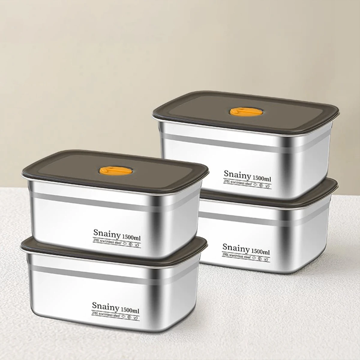 Ящик для консервации из нержавеющей стали микроволновая печь квадратный