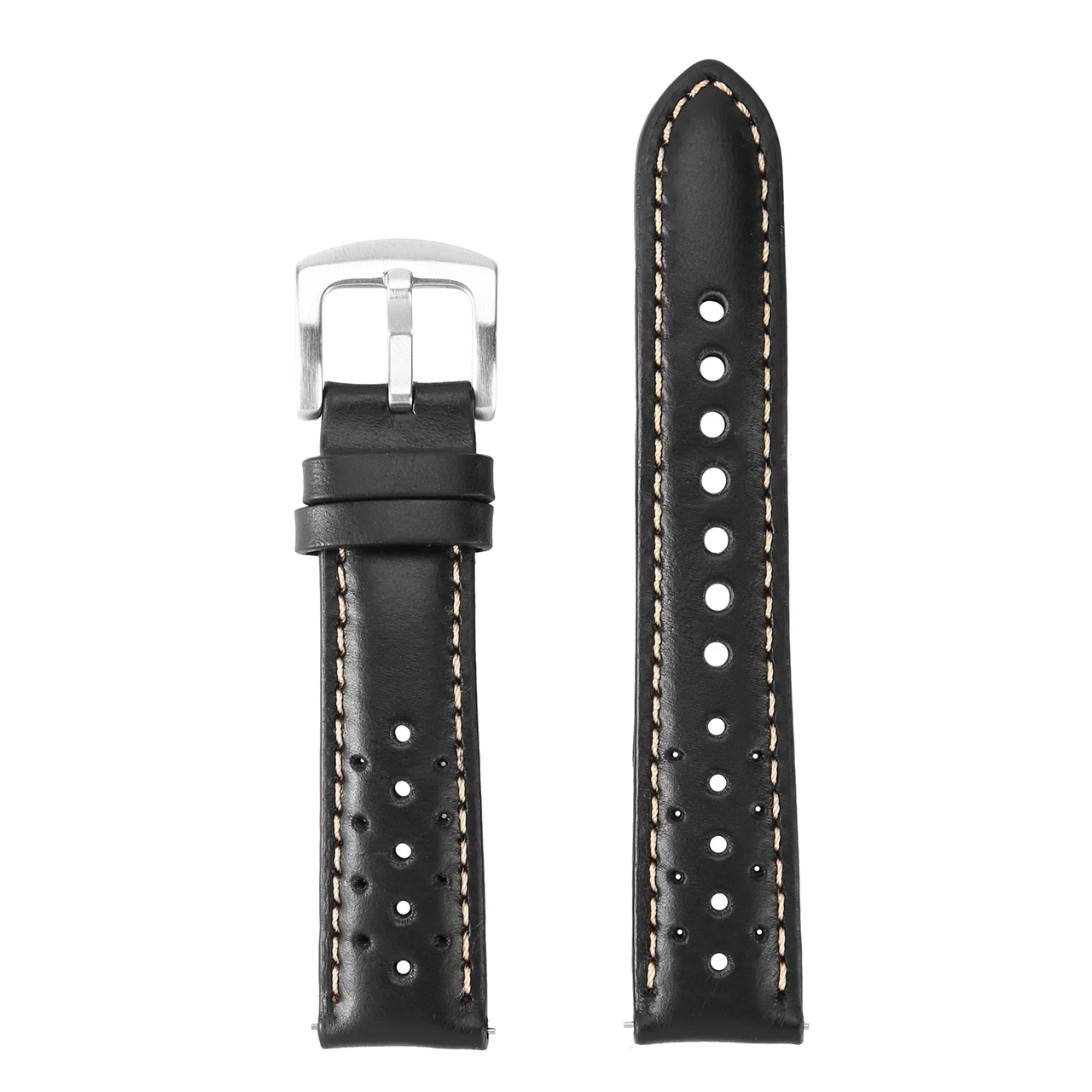 Handmade Cowhide Breathable Watch Band 18 19 20 22mm Men Women 4 Colors Oil Wax Genuine Leather Strap Watchband Accessories