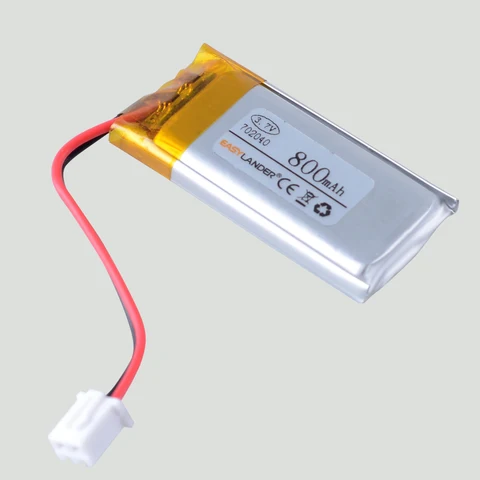 XHR-2P 2,54 702040 800mAh 652040 литий-полимерная батарея для автомобильного регистратора данных, Светодиодные динамики DVR