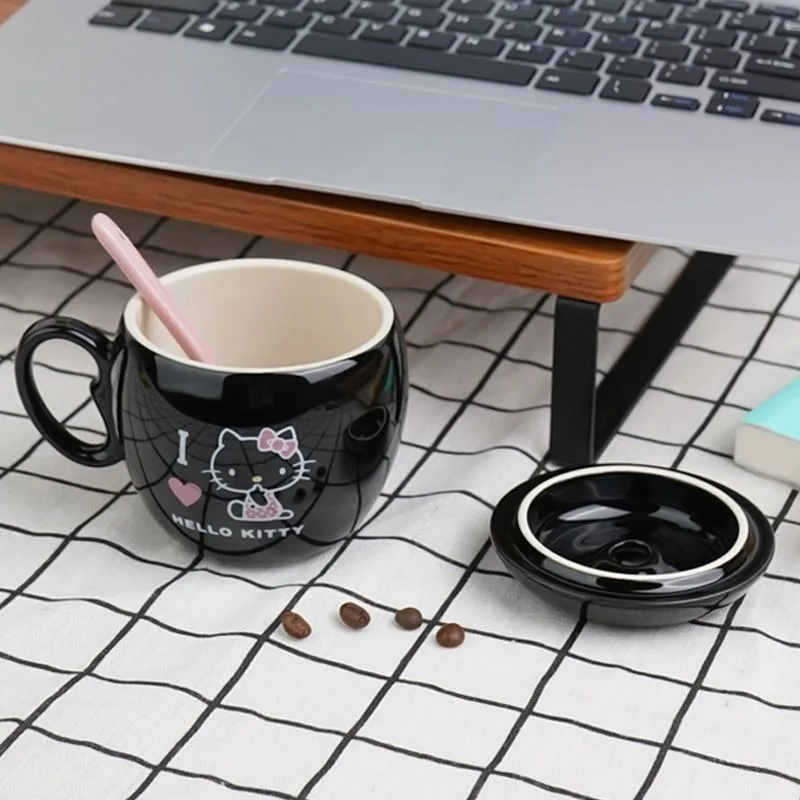 Керамическая кружка Hello Kitty аксессуары в стиле аниме Kt с принтом Ins