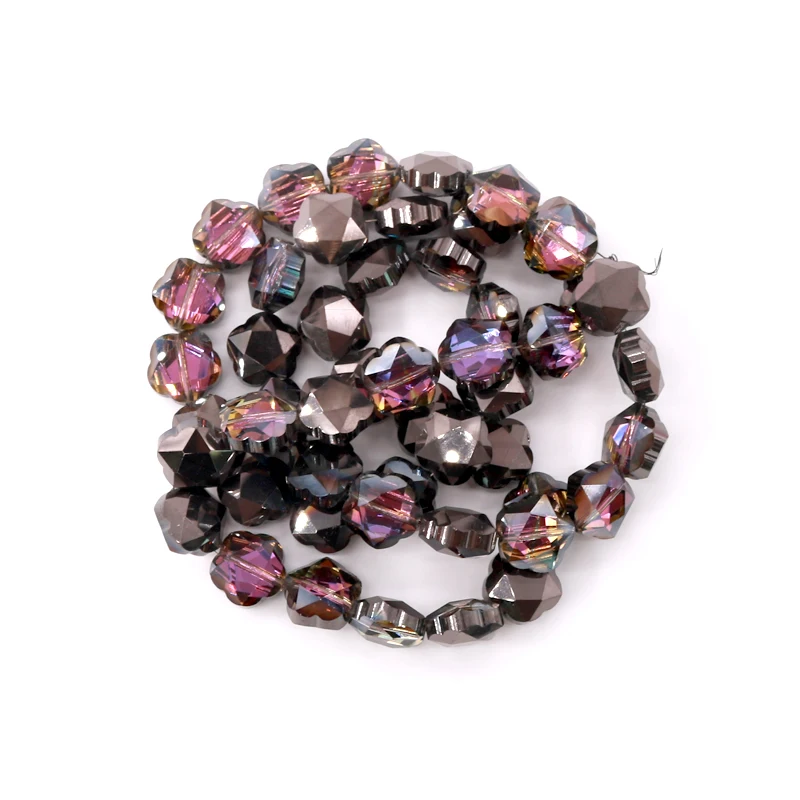 

20pcs Pentagram Glass Spacer Beads Transparent AB Loose Crystal Bead for Bracelet Jewelry Making Accessories Handmade