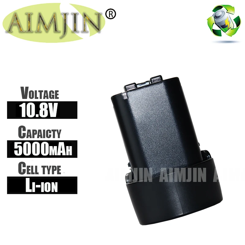 

Power Drill Tool Battery For Makita BL1013 BL1014 5000mAh 10.8V Lithium Ion Replacement Rechargeable194551 194550