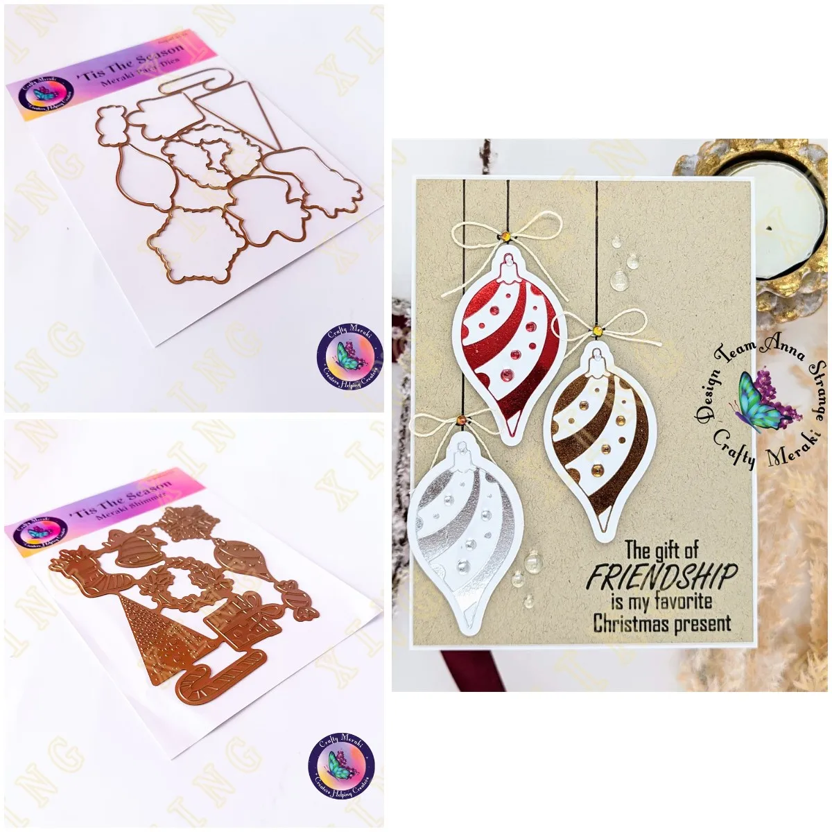 

Metal Cutting Dies Hot Foil Mold Craft Paper Make Handmade Make Album Card Embossing Template Holidays Arrival Tis the Season