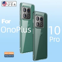 for oneplus 10 pro case crystal clear hard pc shockproof camera protection transparent back cover for one plus 10 pro