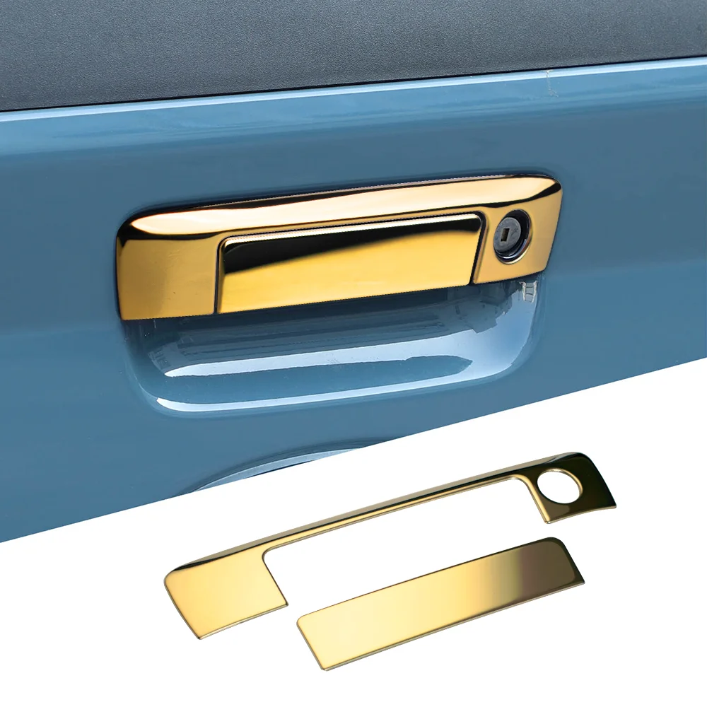 

Автомобильные аксессуары, ручка задней двери для FORD MAVERICK, хромированное украшение, золото 2022-2023