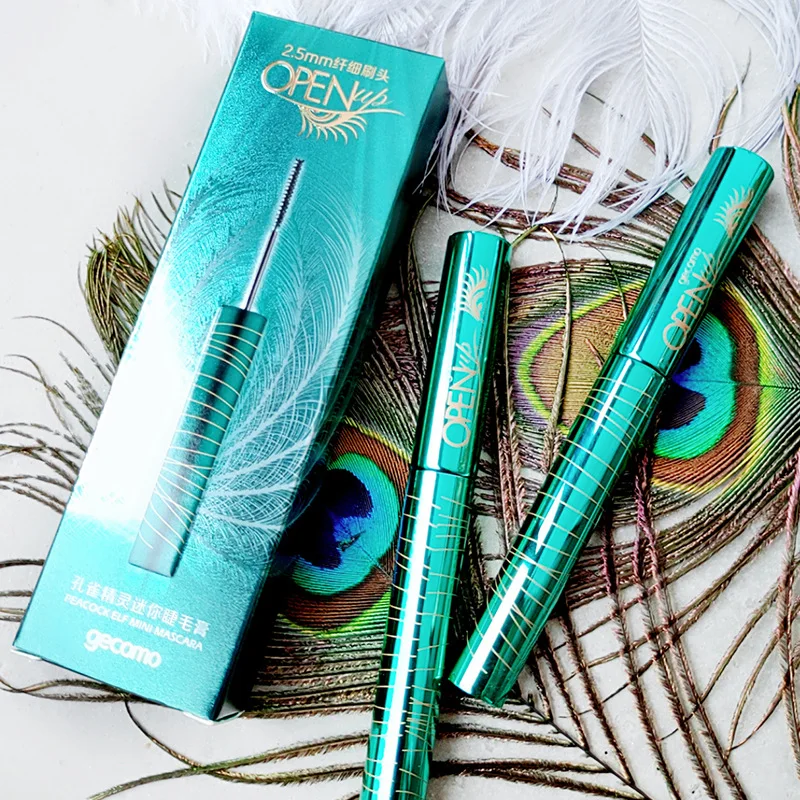 

The New Ultra-fine Peacock Lower Mascara Is Waterproof, Long Curls, No Smudging, and Small Heads Waterproof Mascara